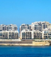 Sea side buildings in Malta